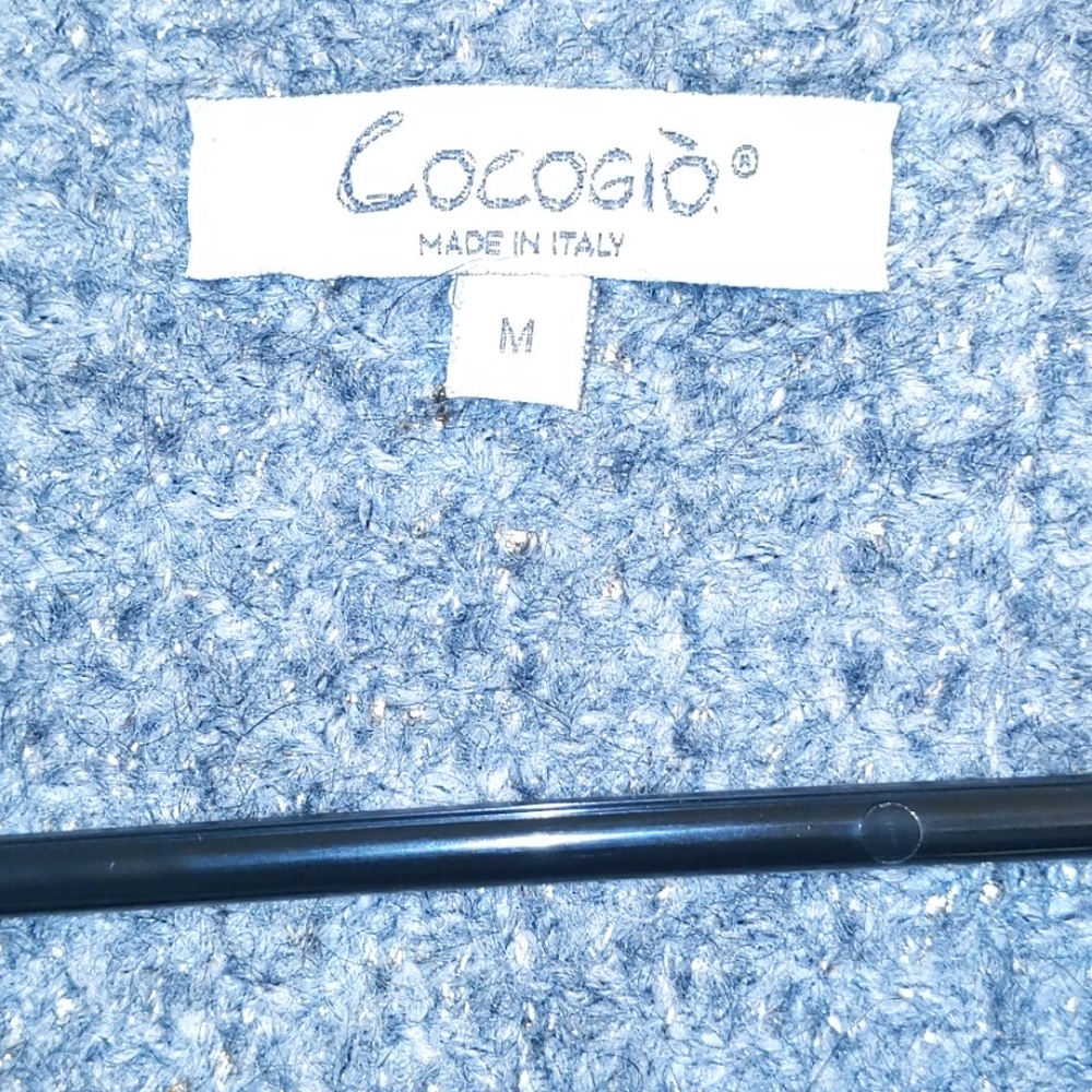 Cocogiò Italian wool blend sweater/jacket🧥 - Picture 3 of 7